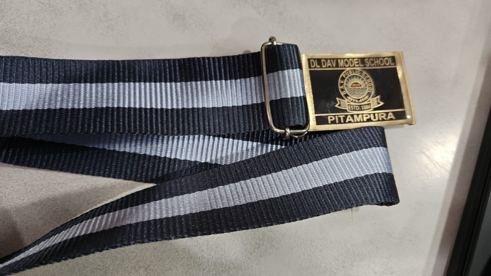 DAV Steel Grey Belt Front